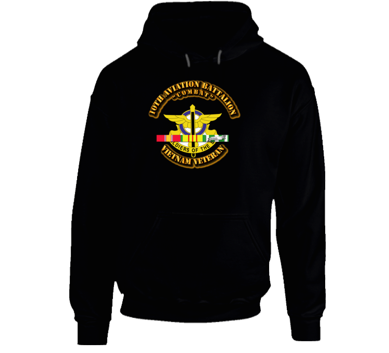 10th Aviation Battalion(Combat)-With-SVC-Ribbon Hoodie