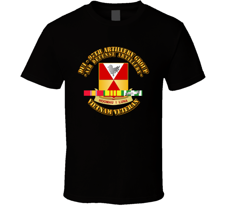 DUI - 97th Artillery Group w SVC Ribbon T Shirt