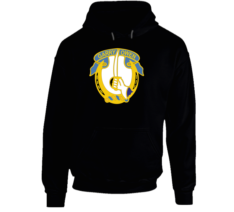1st Battalion, 7th Cavalry(Airmobile Infantry)-No-Text Hoodie