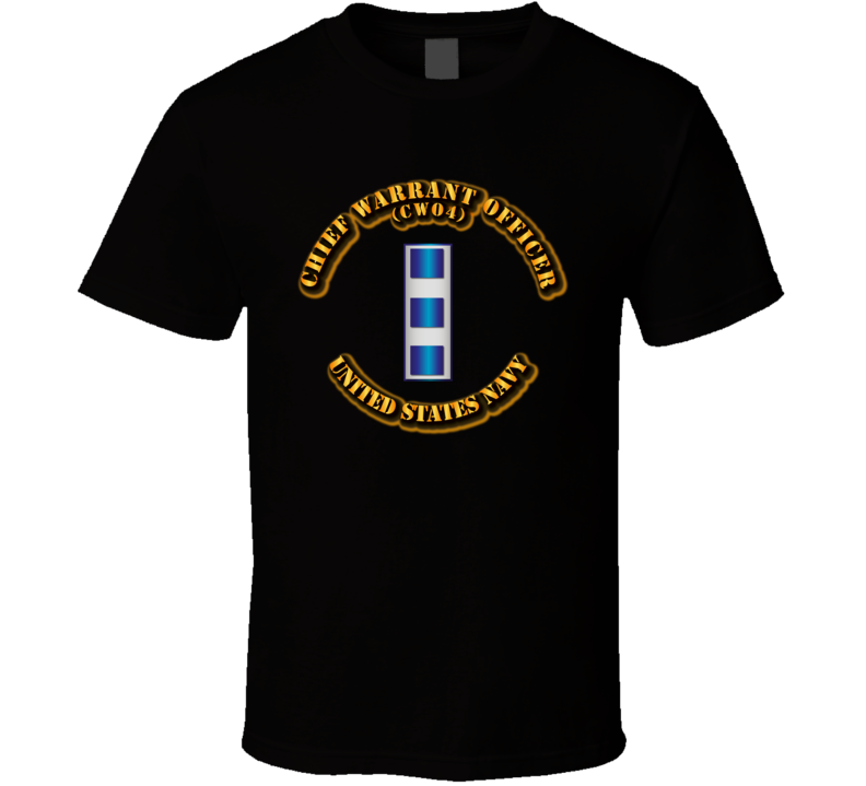 USN - Chief Warrant Officer - CW4 T Shirt