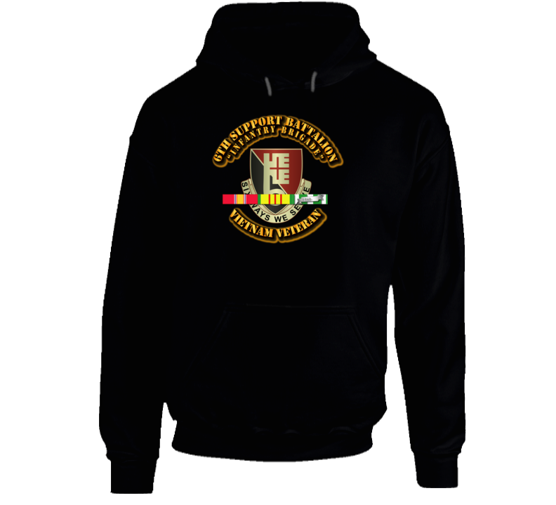 6th Support Battalion with SVC Ribbon Hoodie