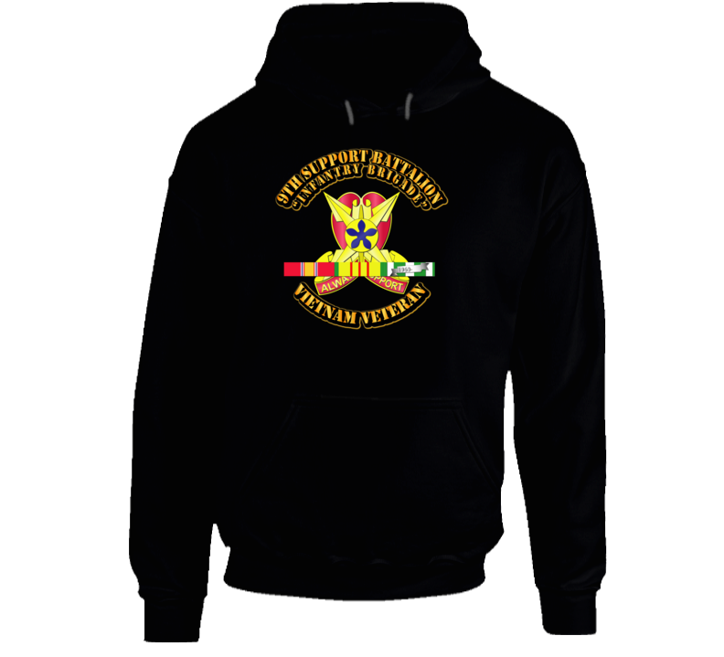 9th Support Battalion with SVC Ribbon Hoodie