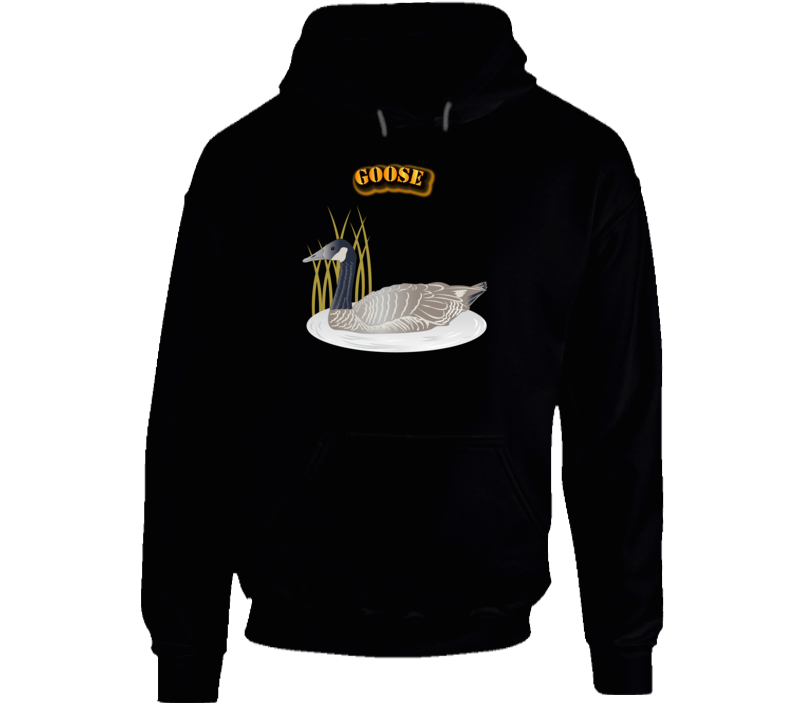 Goose-With-Text Hoodie