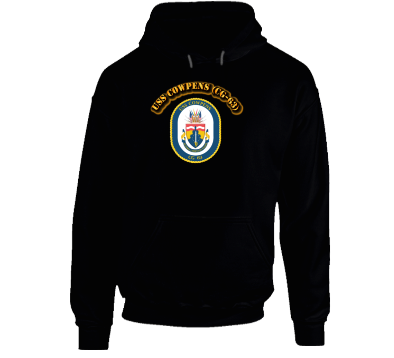 USS Cowpens (CG-63)-With-Text Hoodie