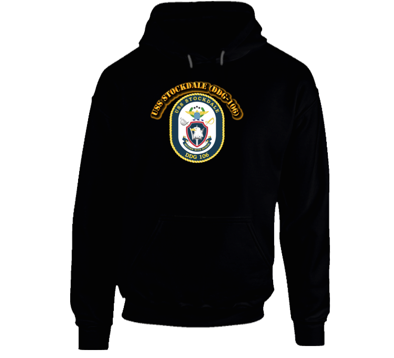 USS Stockdale (DDG-106)-With Text Hoodie