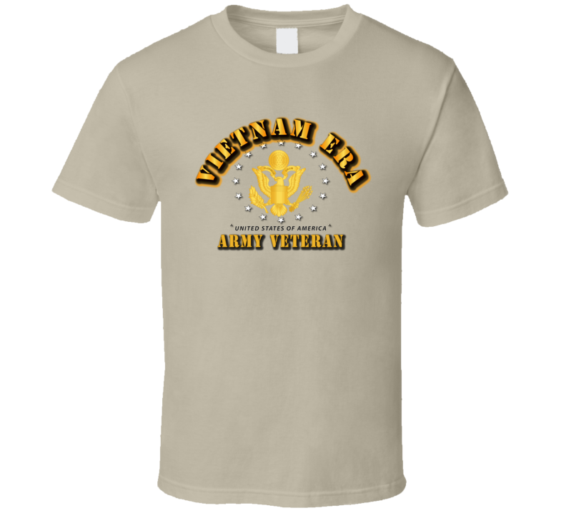 Army Veteran w Eagle - Vietnam Era T Shirt