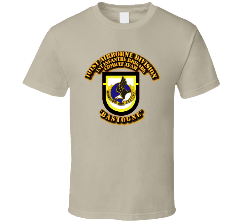 1-327 Scroll - Bastogne T Shirt