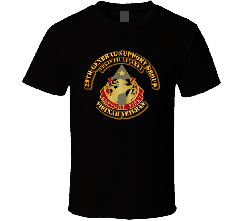 29th General Support Group (Logistical Area) with Text T Shirt