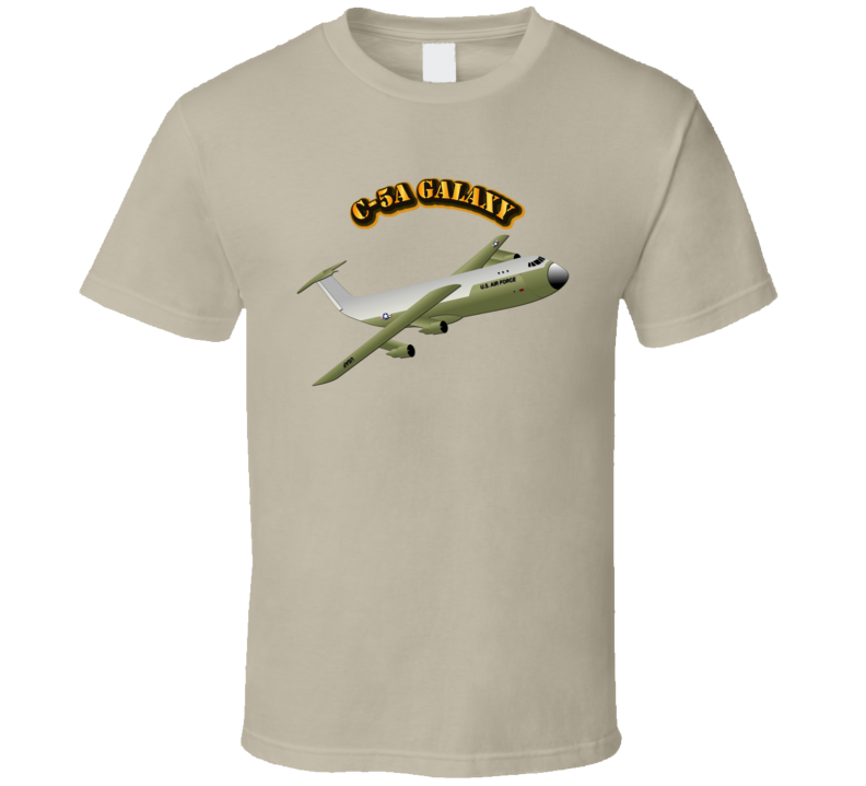 C-5A Galaxy with Text T Shirt