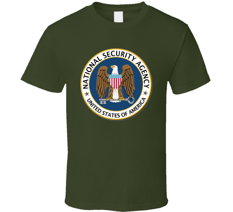  National Security Agency - No Text T Shirt