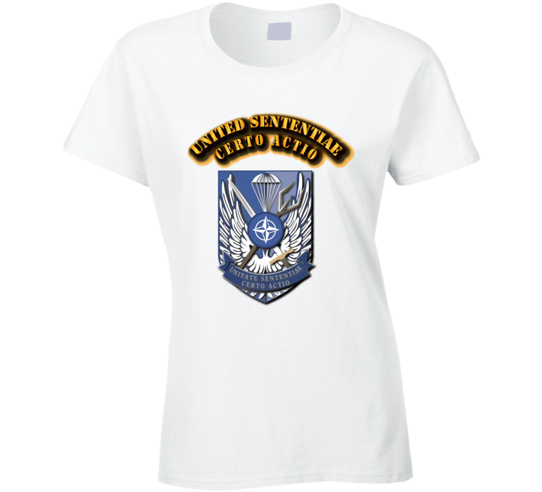 United Sententiae-Certo Actio-with text T Shirt