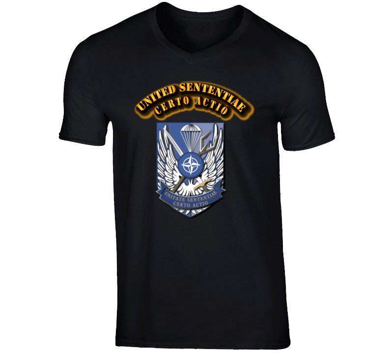 United Sententiae-Certo Actio-with text T Shirt