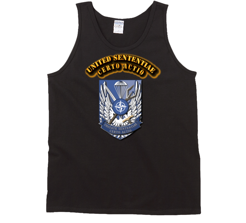United Sententiae-Certo Actio-with text Tanktop