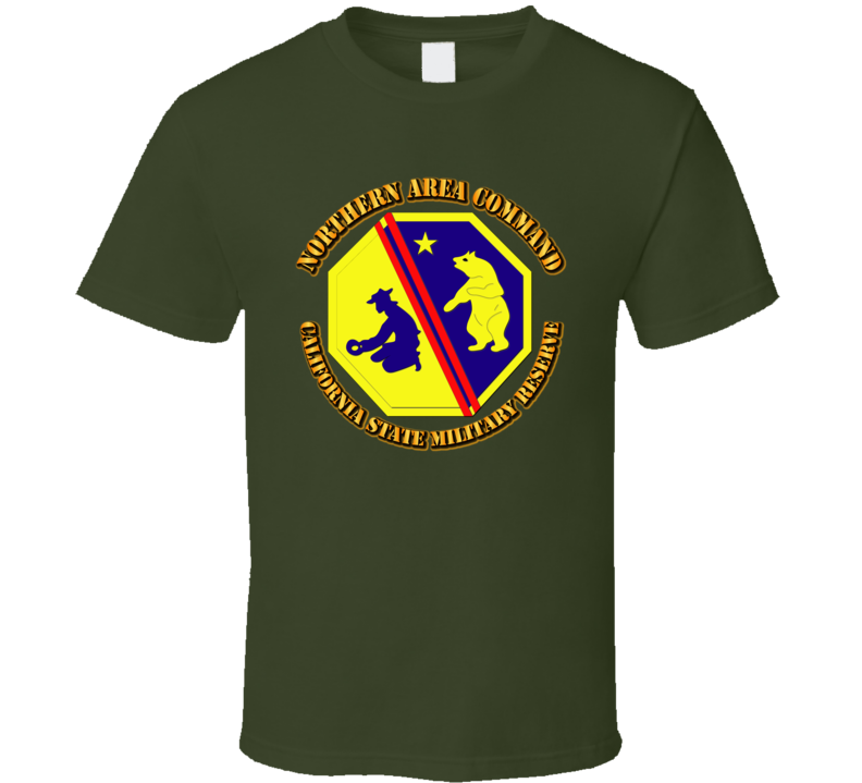 Northern Area Command - California State Military Reserve T Shirt