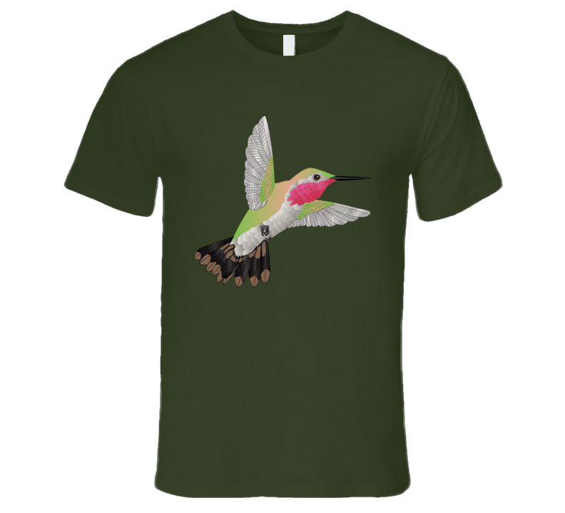 Humming Bird - 1 No-Text T Shirt