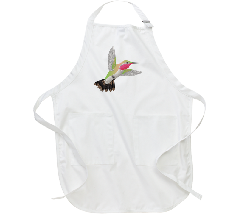 Humming Bird - 1 No-Text Apron