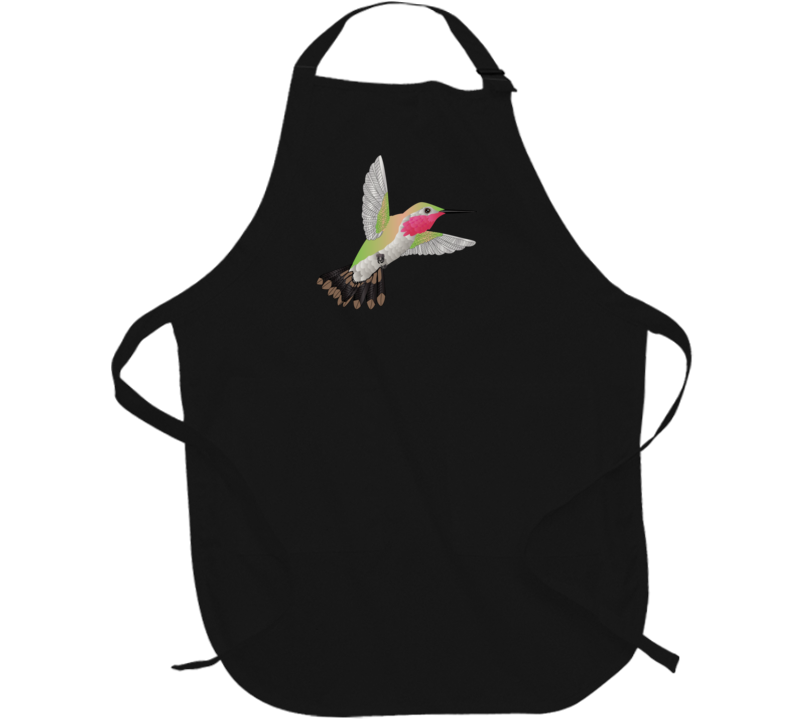 Humming Bird - 1 No-Text Apron