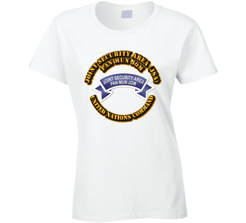 JSA - United Nations Command - Blue with Text T Shirt