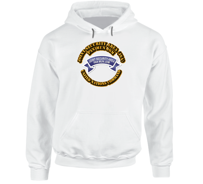 JSA - United Nations Command - Blue with Text Hoodie