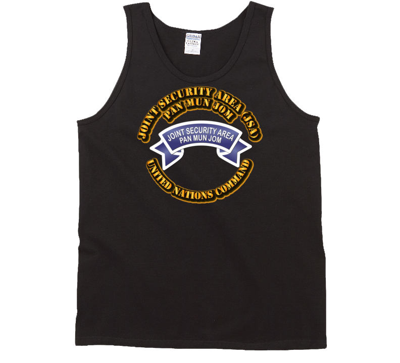 JSA - United Nations Command - Blue with Text Tanktop
