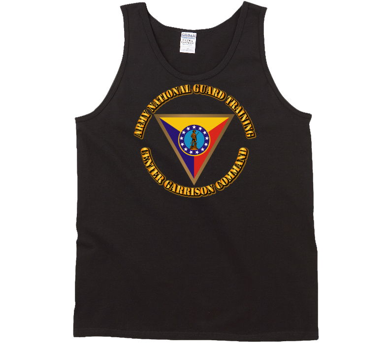 Army National Guard Training Center Garrison Command - With Text Tanktop