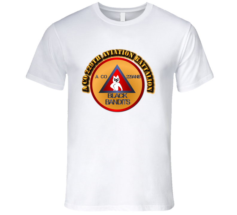 A CO 229th Aviation Battalion with Text T Shirt