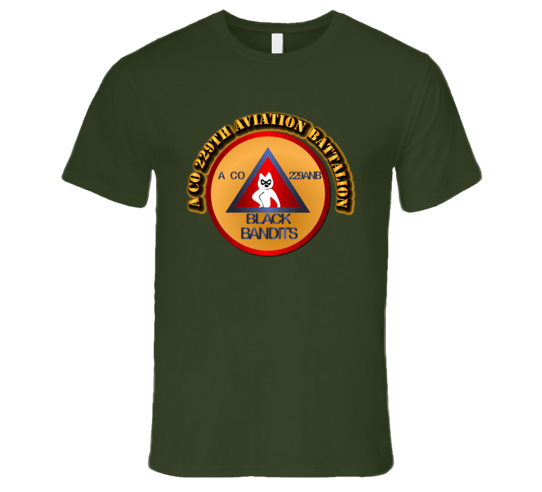 A CO 229th Aviation Battalion with Text T Shirt