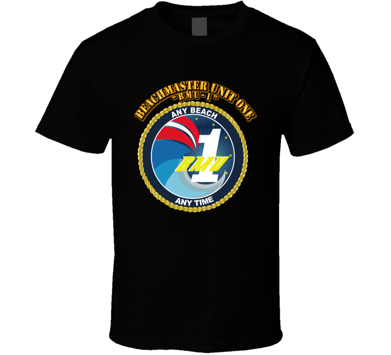 Beachmaster-Unit-One-(BMU-1).W Text T Shirt