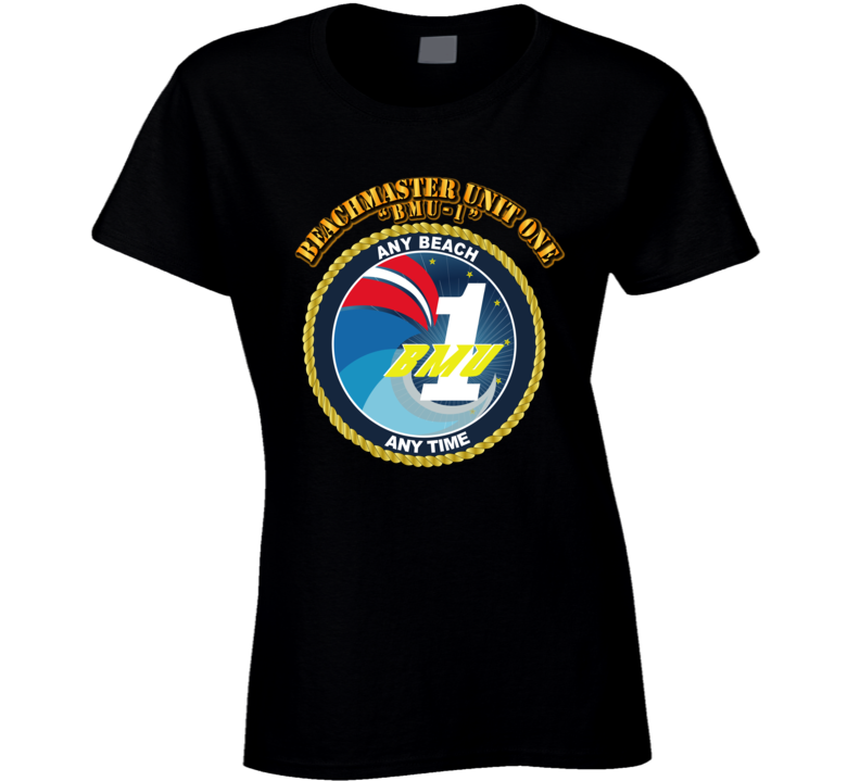 Beachmaster-Unit-One-(BMU-1).W Text  T Shirt
