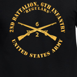 Army - 2nd Battalion, 6th Infantry Regiment Branch - Regulars - US Army X 300 T Shirt 40344214