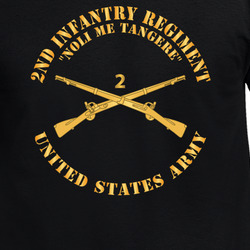 Army - 2nd Infantry Regiment Branch - NOLI ME TANGERE - US Army X 300 T Shirt 40344218
