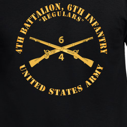 Army - 4th Battalion, 6th Infantry Regiment Branch - Regulars - US Army X 300 T Shirt 40344228