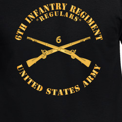 Army - 6th Infantry Regiment Branch - Regulars - US Army X 300 T Shirt 40344235