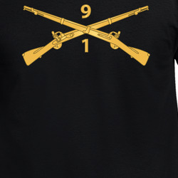 Army - 1st Battalion, 9th Infantry Regiment Branch Wo Txt  300 T Shirt 40344614