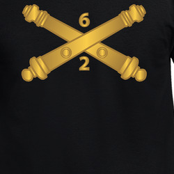 Army - 2nd How Bn (105mm)(sp), 6th Artillery W Branchwo Txt  X 300 T Shirt 40344788