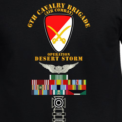 Army - 6th Cavalry Bde - Desert Storm W DS SVC - AFEM W Arrow - Special T Shirt 40345071