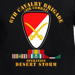 Army - 6th Cavalry Bde - Desert Storm w DS Svc T Shirt 40345074