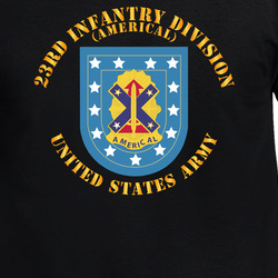 Army - 23rd Infantry Division W DUI - Americal T Shirt 40345078