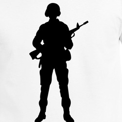 Army - Soldier - Silhouette X 300 T Shirt 40345745