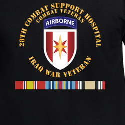 Army - 28th Combat Support Hospital Airborne - Iraq War Veteran X 300 T Shirt 40345872