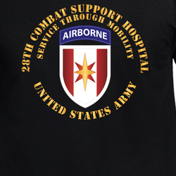 Army - 28th Combat Support Hospital Airborne - US Army X 300 T Shirt 40345873