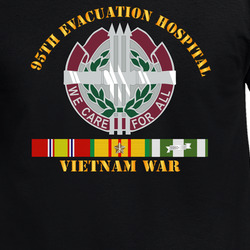 Army - 95th Evacuation Hospital - Vietnam War W  V N SVC T Shirt 40345877