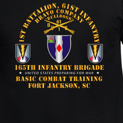 Army -  B Co 1st Bn 61st Infantry (BCT) - 165th Inf Bde Ft Jackson SC T Shirt 40346180
