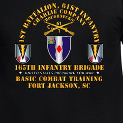 Army -  C Co 1st Bn 61st Infantry (BCT) - 165th Inf Bde Ft Jackson SC T Shirt 40346182