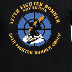AAC - 527th Fighter Bomber Sqdrn, 86th Fighter Bomber Group X 300 T Shirt 40347136
