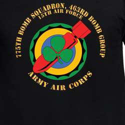 AAC - 775th Bomb Squadron, 463rd Bomb Group - 15th AF V2 X 300 T Shirt 40347146