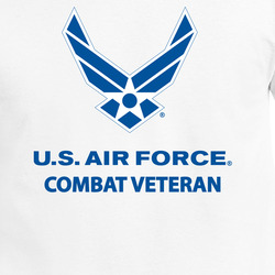 USAF Logo, TM Txt - U S Air Force - Combat Veteran X 300 T Shirt 40347192
