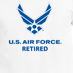 USAF Logo, TM Txt - U S Air Force - Retired X 300 T Shirt 40347200