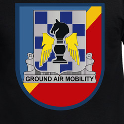 Army - 82nd Combat Aviation Brigade - 82nd Airborne Division Flash w DUI T Shirt 40347373