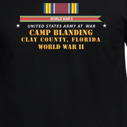Army - Camp Blanding, Clay County, Florida w SVC WWII X 300 T Shirt 40347382